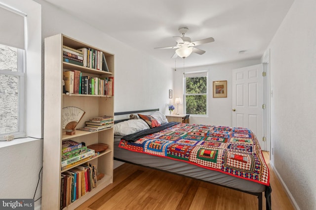 455 Krams Ave, Philadelphia, PA 19128 - bedroom with wood finished floors and a ceiling fan