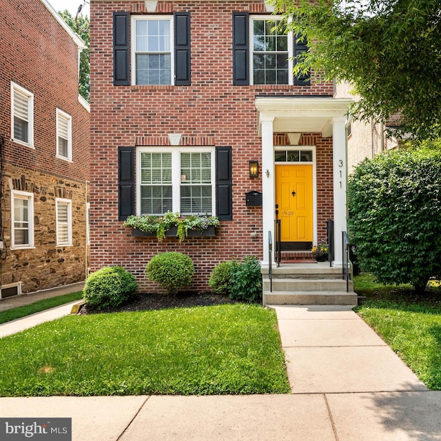 311 W 3rd Ave, Conshohocken, PA 19428 - view of front of house with brick siding