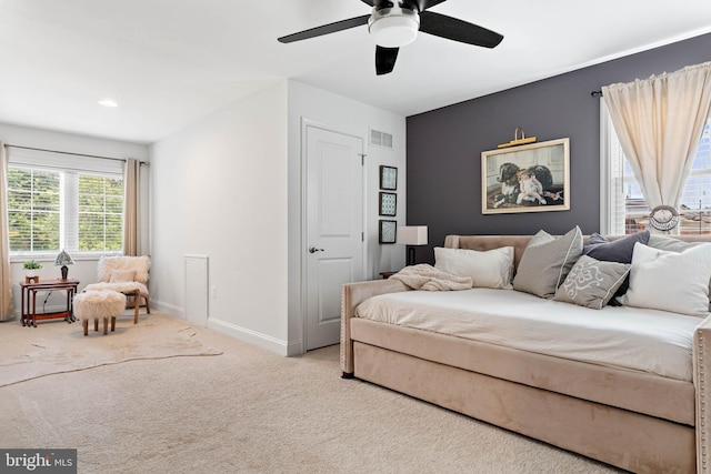 311 W 3rd Ave, Conshohocken, PA 19428 - bedroom featuring carpet floors and a ceiling fan