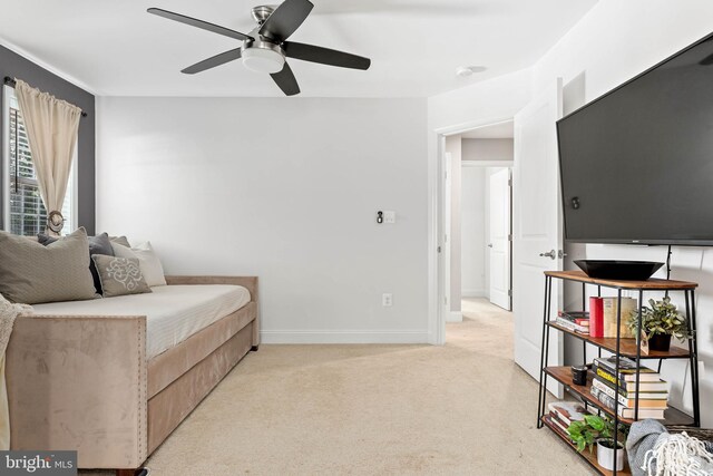 311 W 3rd Ave, Conshohocken, PA 19428 - bedroom featuring carpet floors and ceiling fan