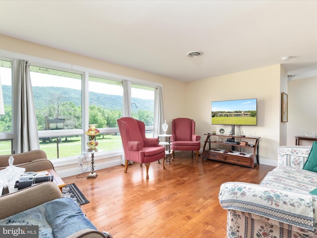 5409 Greenspring Valley Rd, Green Spring, WV 26722 - living room featuring hardwood / wood-style floors and baseboards