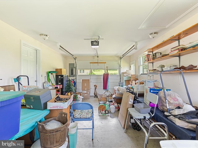 5409 Greenspring Valley Rd, Green Spring, WV 26722 - garage with a garage door opener and electric panel