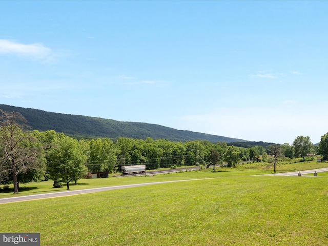 5409 Greenspring Valley Rd, Green Spring, WV 26722 - view of mountain backdrop with a heavily wooded area
