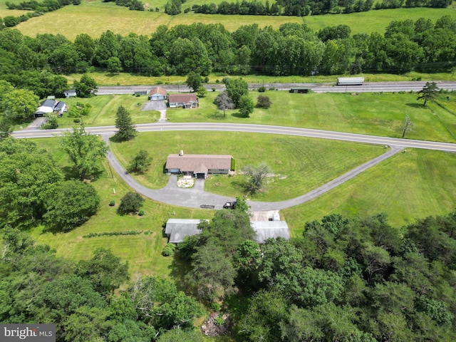 5409 Greenspring Valley Rd, Green Spring, WV 26722 - aerial view of property and surrounding area featuring rural landscape