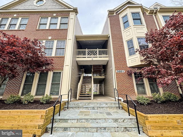 3801 Ridge Knoll Ct Unit 206A, Fairfax, VA 22033 - view of building exterior featuring stairway