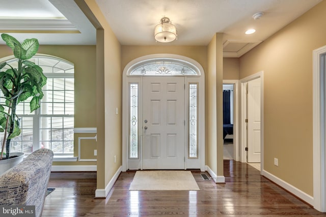 4136 Shanelle Ct Lot 10, Hampstead, MD 21074 - entryway with dark wood finished floors and baseboards
