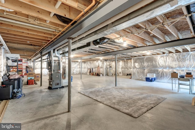 4136 Shanelle Ct Lot 10, Hampstead, MD 21074 - unfinished basement featuring heating unit