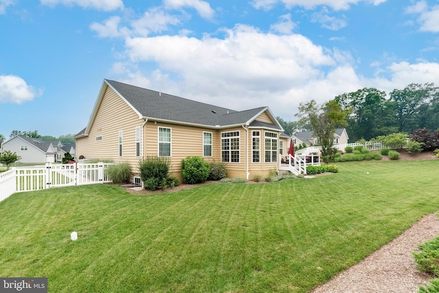 4136 Shanelle Ct Lot 10, Hampstead, MD 21074 - rear view of house with a gate and a fenced backyard