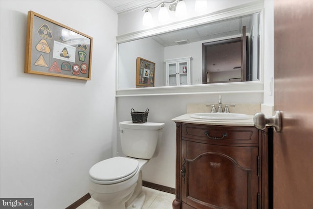 1215 Lorene Dr, Pasadena, MD 21122 - bathroom featuring vanity and tile patterned flooring