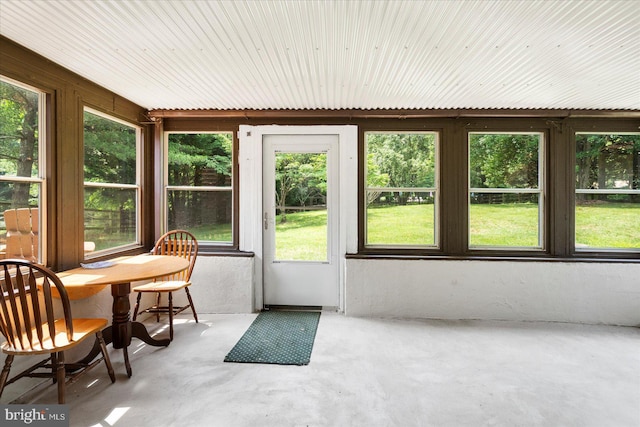 1215 Lorene Dr, Pasadena, MD 21122 - sunroom / solarium featuring healthy amount of natural light and concrete floors