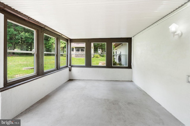 1215 Lorene Dr, Pasadena, MD 21122 - unfurnished sunroom featuring finished concrete flooring
