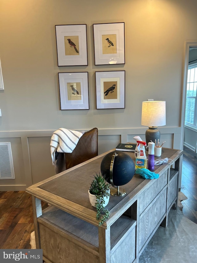240 Howellsville Rd, Front Royal, VA 22630 - detailed view of a wainscoted wall and wood finished floors