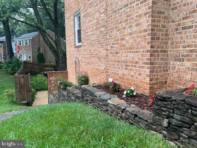 14861 Lambeth Sq, Centreville, VA 20120 - view of side of property with brick siding