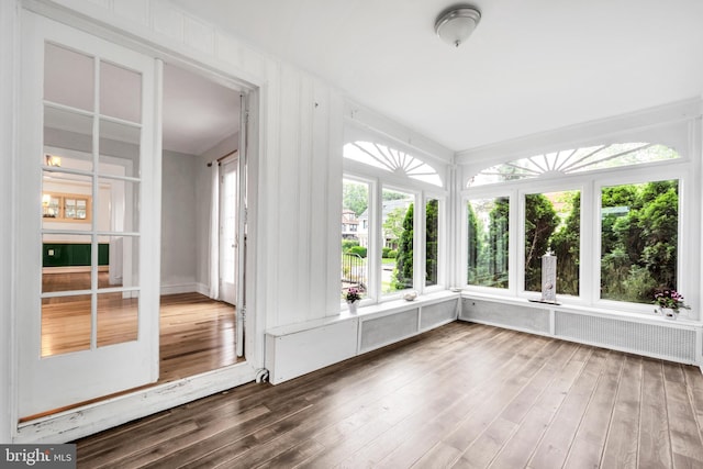 824 Lindale Ave, Drexel Hill, PA 19026 - unfurnished sunroom featuring wood finished floors