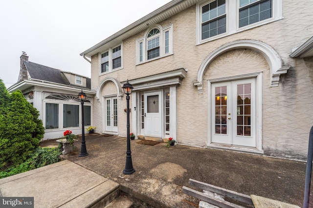 824 Lindale Ave, Drexel Hill, PA 19026 - view of front of property featuring french doors and stucco siding