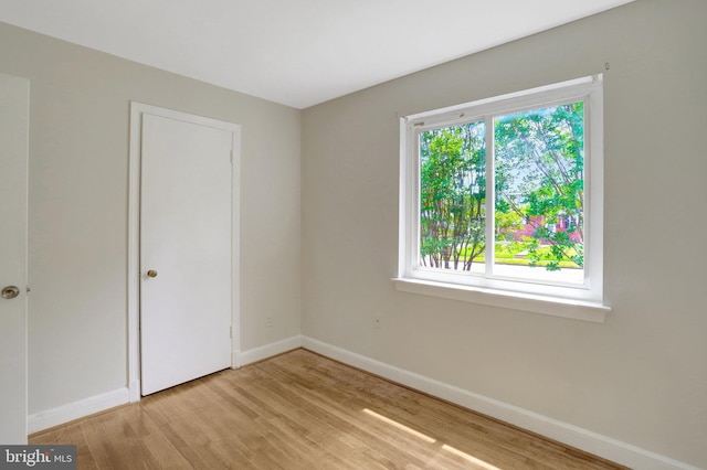 6005 Frederick St, Springfield, VA 22150 - spare room featuring light wood-style flooring and baseboards