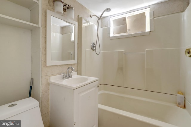 6005 Frederick St, Springfield, VA 22150 - full bathroom with tub / shower combination and vanity