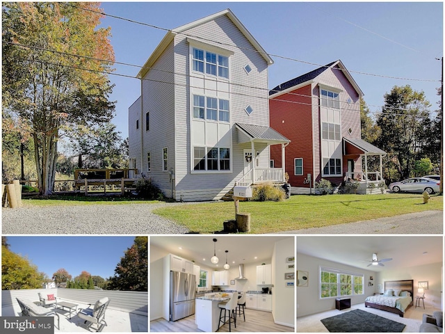 8207 Elm Ln, Chesapeake Beach, MD 20732 - back of property featuring a yard