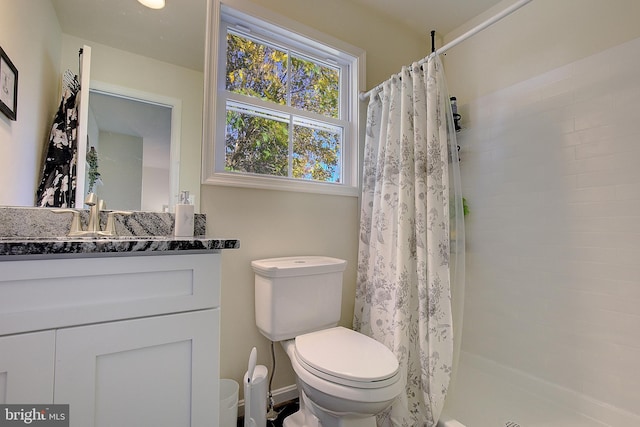 8207 Elm Ln, Chesapeake Beach, MD 20732 - bathroom featuring vanity and a tile shower