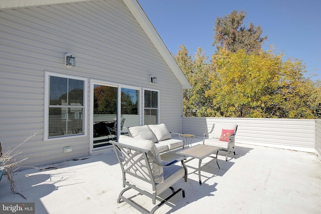 8207 Elm Ln, Chesapeake Beach, MD 20732 - view of patio / terrace with an outdoor hangout area