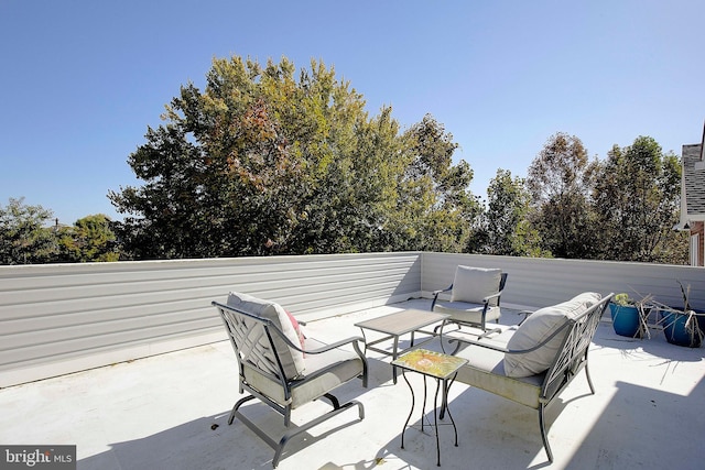 8207 Elm Ln, Chesapeake Beach, MD 20732 - view of patio / terrace with an outdoor hangout area