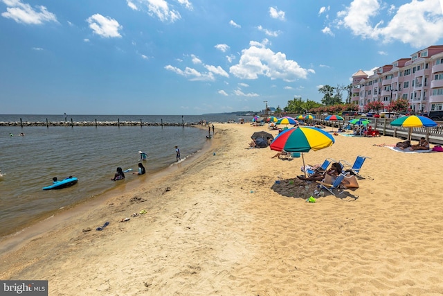 8207 Elm Ln, Chesapeake Beach, MD 20732 - water view with local beach