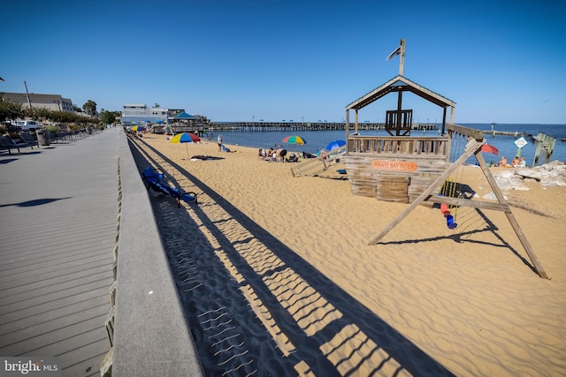8207 Elm Ln, Chesapeake Beach, MD 20732 - water view with nearby beach