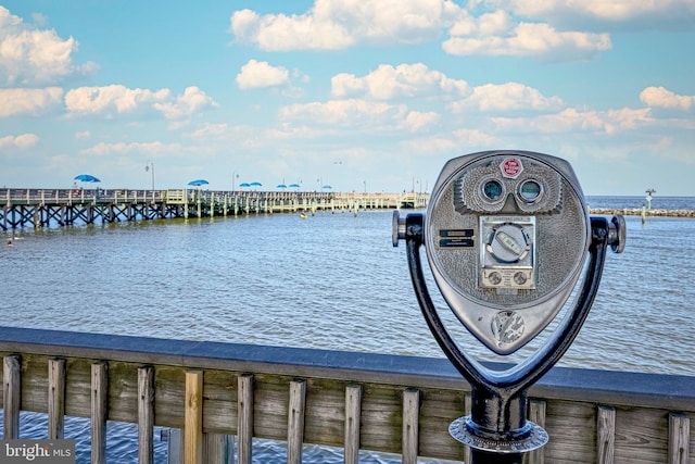 8207 Elm Ln, Chesapeake Beach, MD 20732 - dock with a water view
