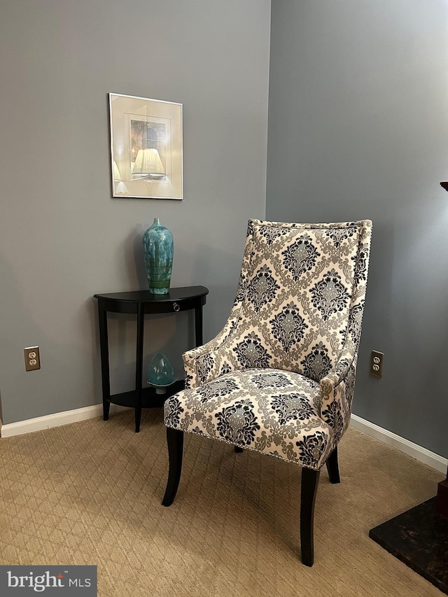 617 Himes Ave Unit Vi107, Frederick, MD 21703 - living area with carpet floors and baseboards