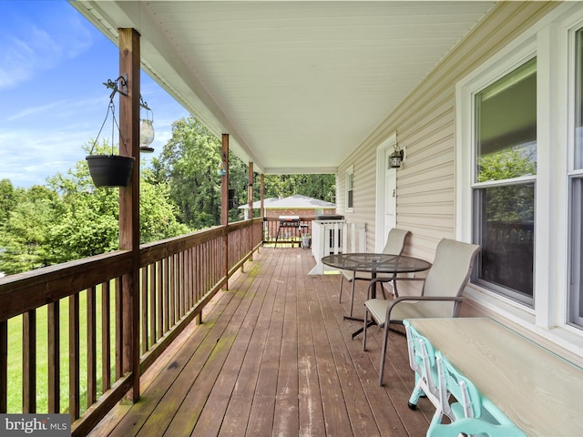 37AND41 Headwaters Rd, Chester Gap, VA 22623 - view of wooden porch
