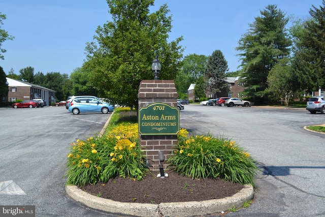 4701 Pennell Rd Unit A-6, Aston, PA 19014 - community sign with uncovered parking