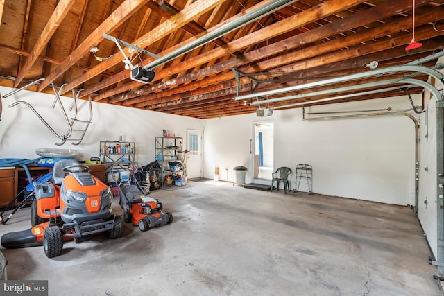 330 N Liberty St, Coopersburg, PA 18036 - garage featuring a garage door opener