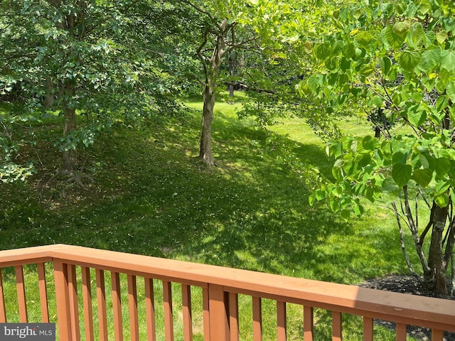 206 Excalibur Dr, Newtown Square, PA 19073 - view of grassy yard with a balcony