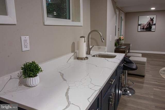 5953 Lowell Ave, Alexandria, VA 22312 - bar featuring wood finished floors and recessed lighting