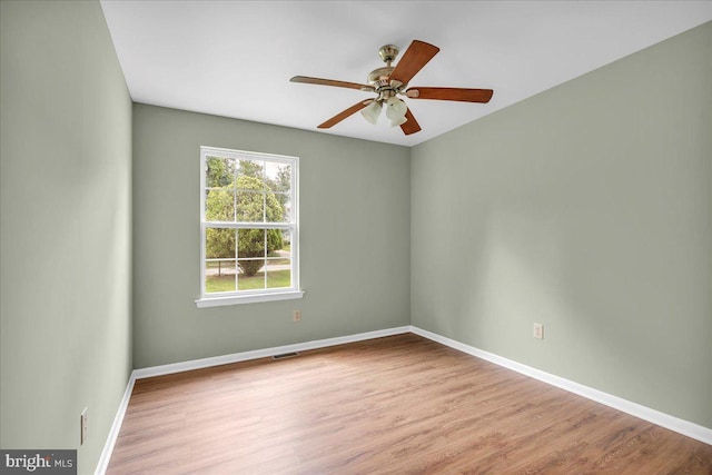 725 Logan Ave, Deptford, NJ 08096 - spare room with a ceiling fan and wood finished floors