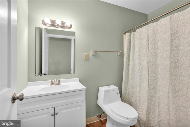 725 Logan Ave, Deptford, NJ 08096 - bathroom with vanity and a shower with shower curtain