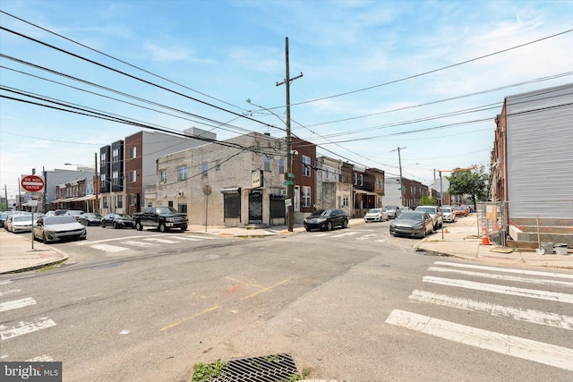2945 Wharton St, Philadelphia, PA 19146 - view of asphalt street featuring sidewalks, curbs, traffic signs, and street lights