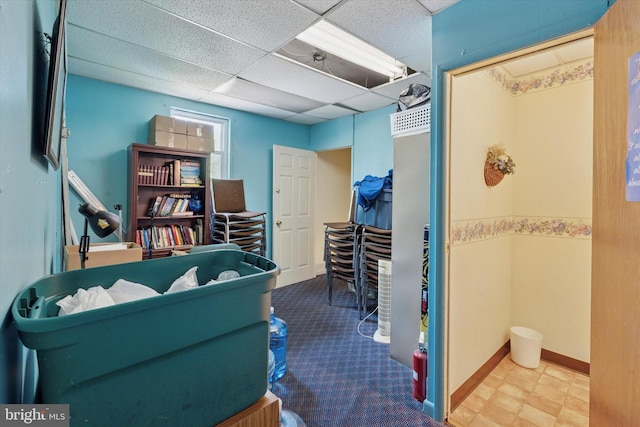 2945 Wharton St, Philadelphia, PA 19146 - bedroom with a drop ceiling