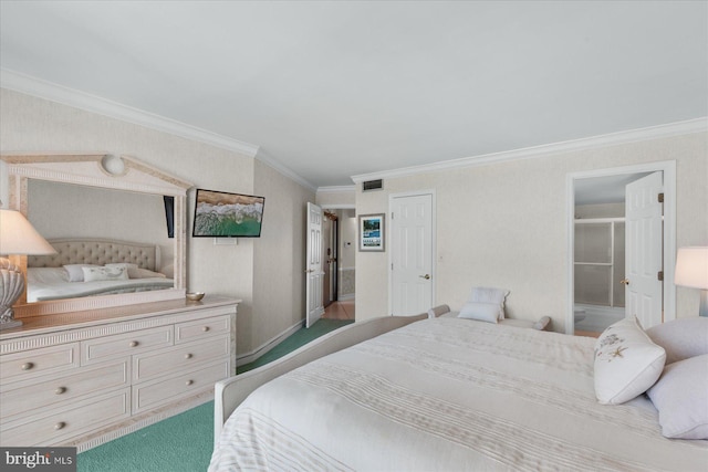906 S Edgewater House Rd Unit 906S, Bethany Beach, DE 19930 - carpeted bedroom with ornamental molding