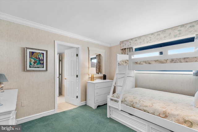 906 S Edgewater House Rd Unit 906S, Bethany Beach, DE 19930 - carpeted bedroom with crown molding and baseboards