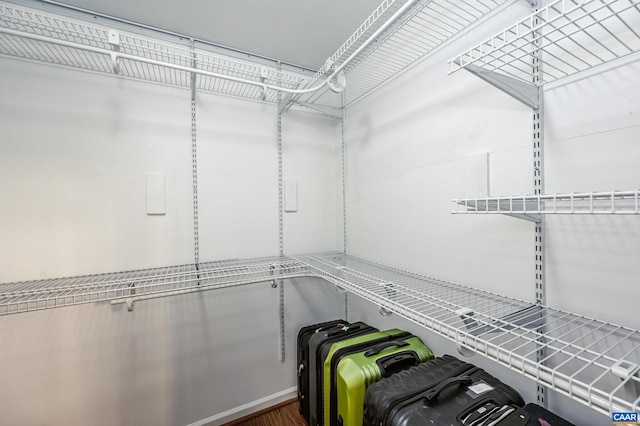 1632 Farm Brook Pl, Charlottesville, VA 22901 - walk in closet with wood finished floors