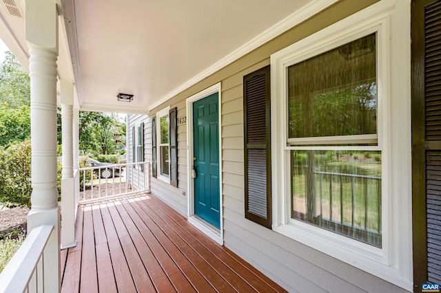 1632 Farm Brook Pl, Charlottesville, VA 22901 - view of wooden porch