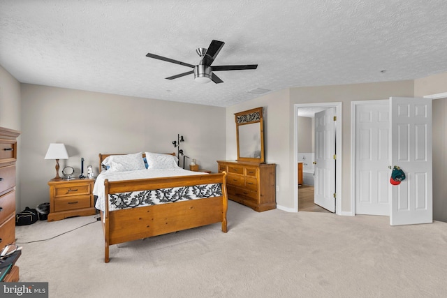 50 Amberstone Ct, Annapolis, MD 21403 - bedroom with carpet floors, a textured ceiling, and a ceiling fan