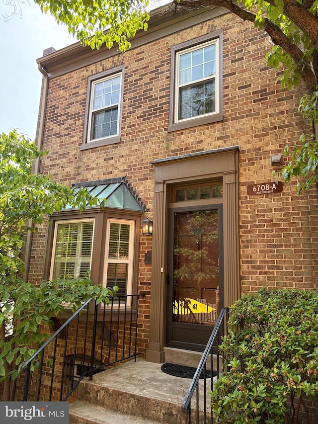 6708 Langston Blvd Unit A, Arlington, VA 22205 - property entrance with brick siding