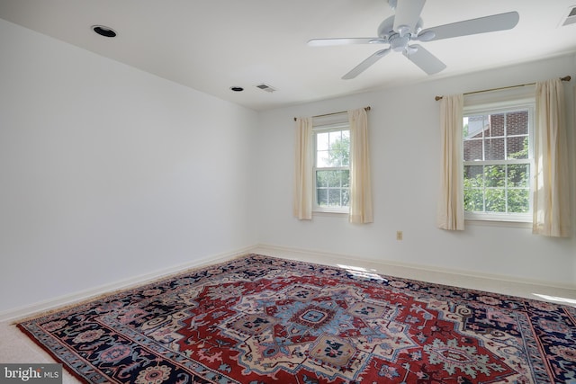 6708 Langston Blvd Unit A, Arlington, VA 22205 - spare room with ceiling fan and carpet flooring