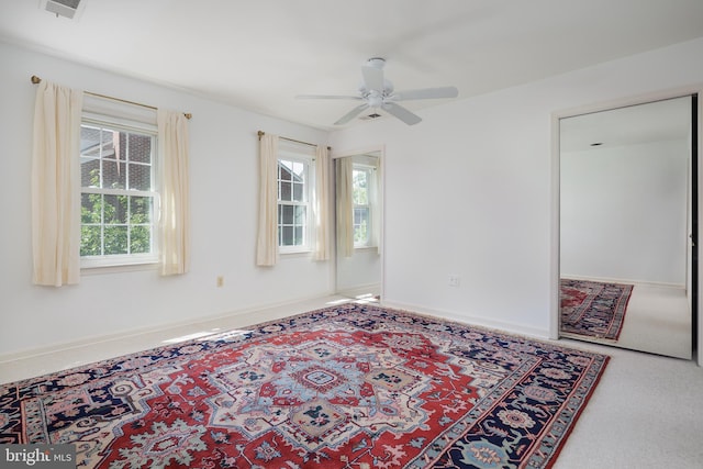 6708 Langston Blvd Unit A, Arlington, VA 22205 - carpeted empty room featuring a ceiling fan and baseboards