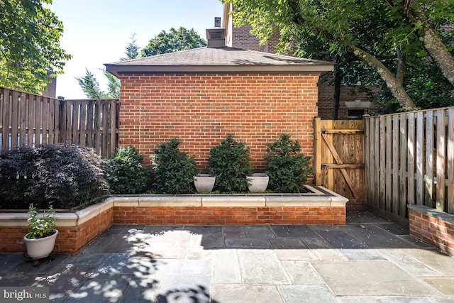 6708 Langston Blvd Unit A, Arlington, VA 22205 - view of patio featuring a gate