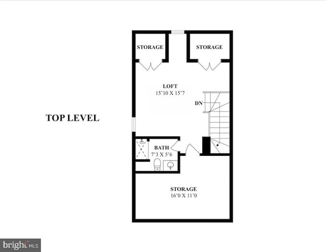 6708 Langston Blvd Unit A, Arlington, VA 22205 - view of property floor plan