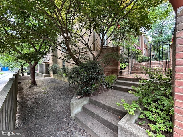 6708 Langston Blvd Unit A, Arlington, VA 22205 - view of yard with stairs