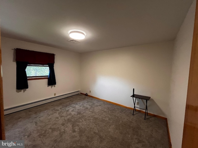 636 Pigeon Creek Rd, Pottstown, PA 19465 - empty room featuring baseboard heating and carpet floors